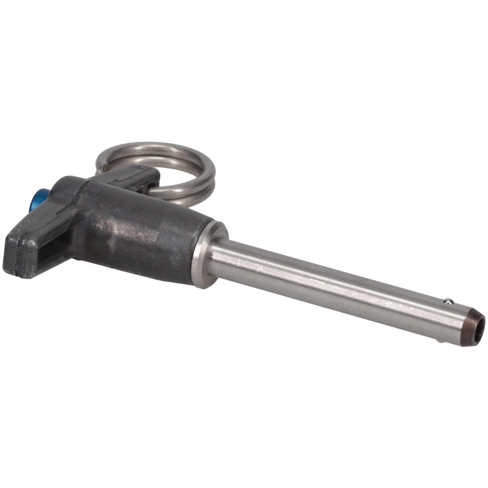Jergens 801020 Push-Button Quick-Release Pin T-Handle, 1/4" Pin Dia, 1-1/2" Usable Length