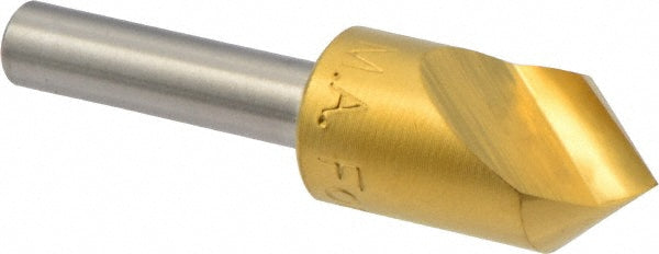 M.A. Ford 61T050002 Countersink 1/2" Head Dia, 82.00 deg Included Angle, 1 Flute, High-Speed Steel, Right Hand Cut