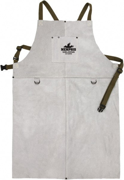 MCR Safety 38136MW Bib Apron 29 oz, Leather