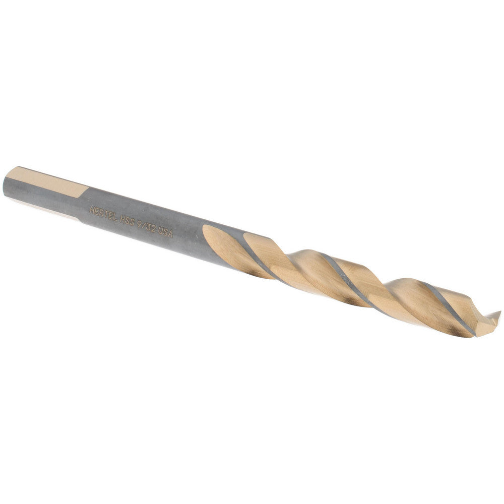 Hertel H95006014 Jobber Length Drill Bit 9/32" (0.2812) Dia, 137 deg, HSS