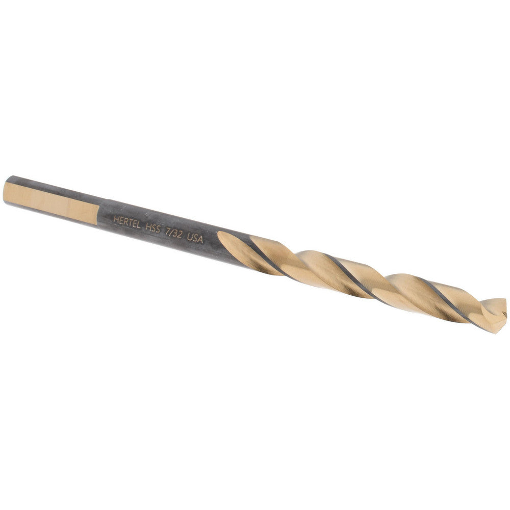 Hertel H95006010 Jobber Length Drill Bit 7/32" (0.2188) Dia, 137 deg, HSS