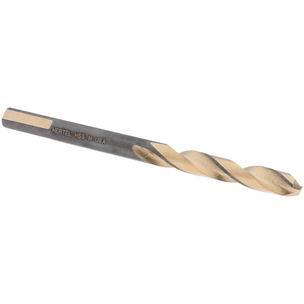 Hertel H95006212 Jobber Length Drill Bit Letter M (0.2950) Dia, 137 deg, HSS