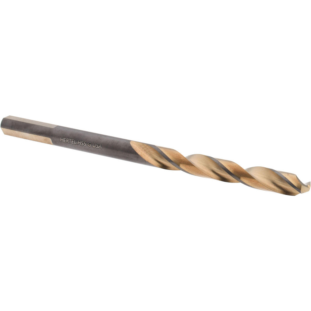Hertel H95006206 Jobber Length Drill Bit Letter G (0.2610) Dia, 137 deg, HSS