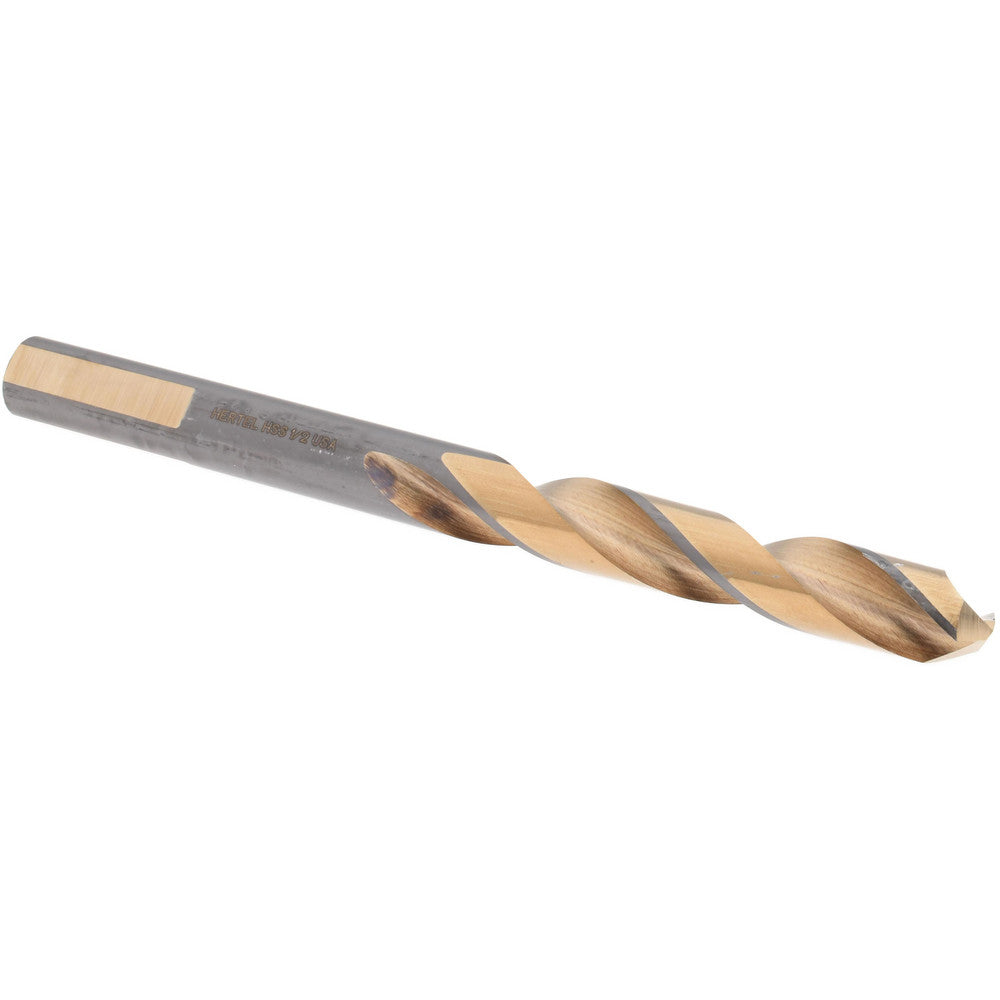 Hertel H95006028 Jobber Length Drill Bit 1/2" (0.5000) Dia, 137 deg, HSS