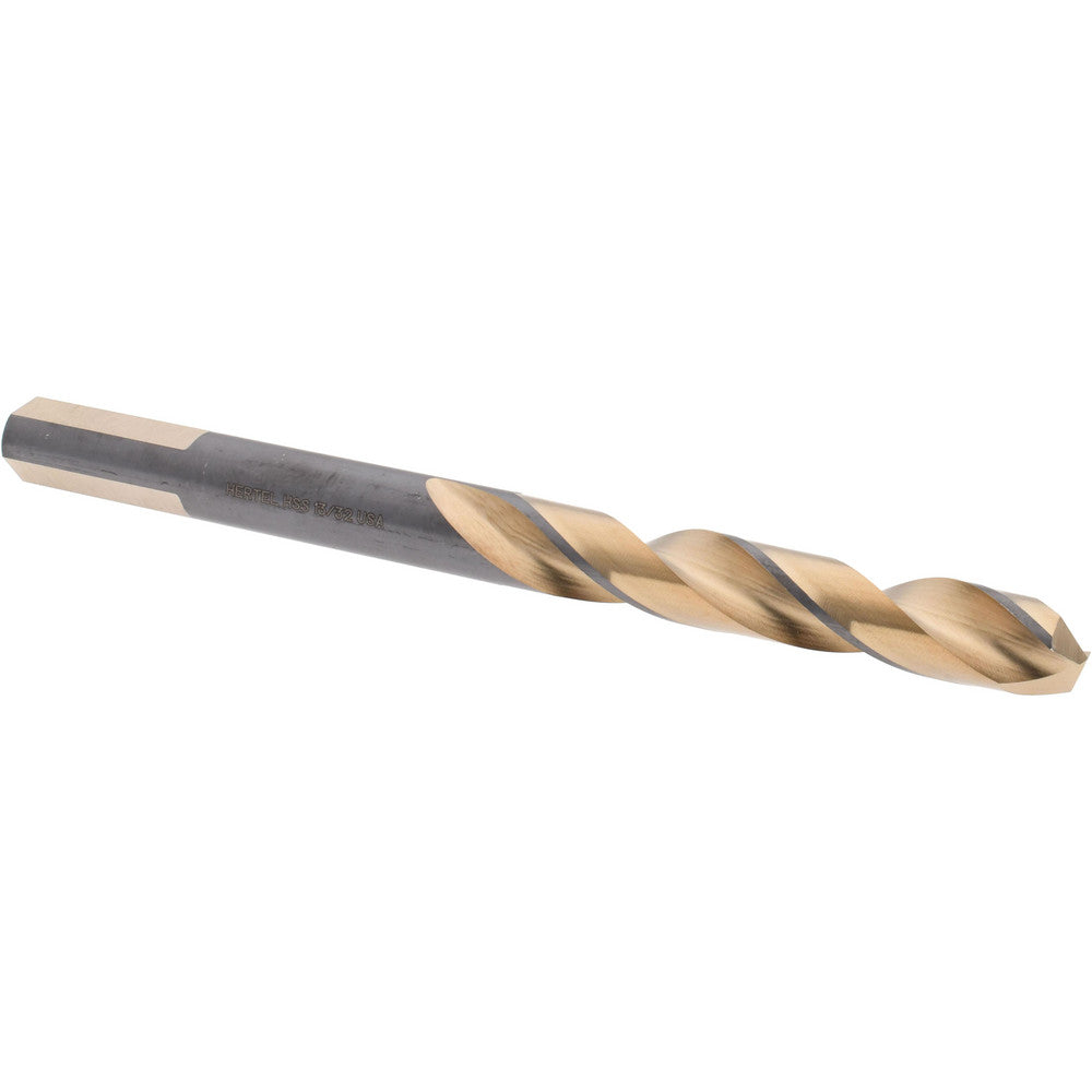 Hertel H95006022 Jobber Length Drill Bit 13/32" (0.4062) Dia, 137 deg, HSS