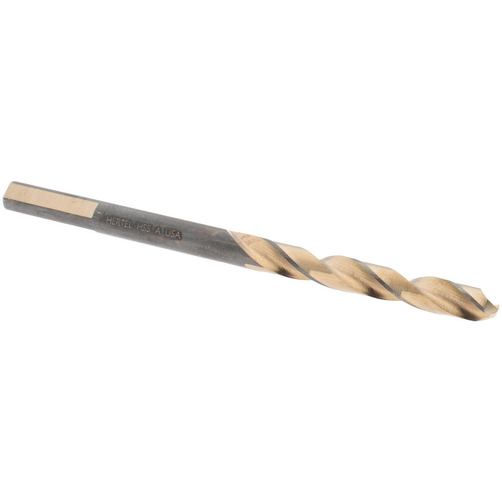 Hertel H95006200 Jobber Length Drill Bit Letter A (0.2340) Dia, 137 deg, HSS