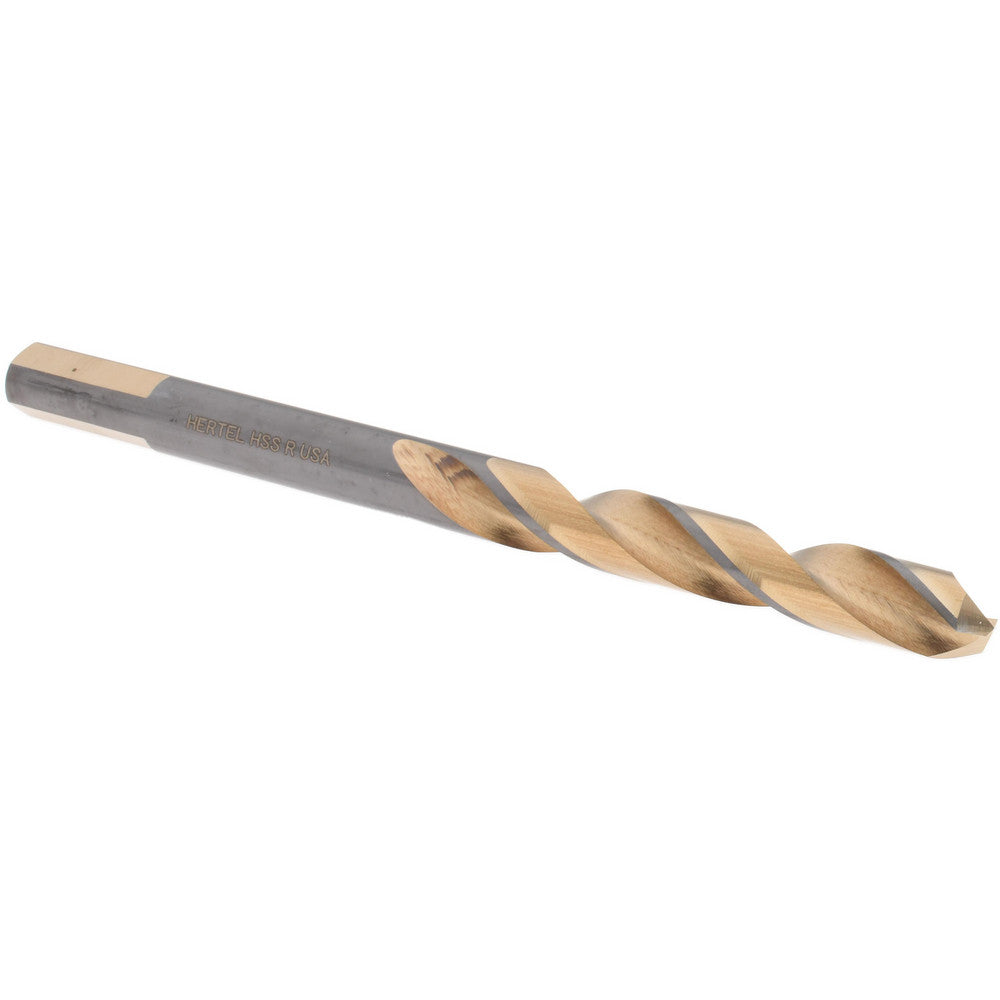 Hertel H95006217 Jobber Length Drill Bit Letter R (0.3390) Dia, 137 deg, HSS