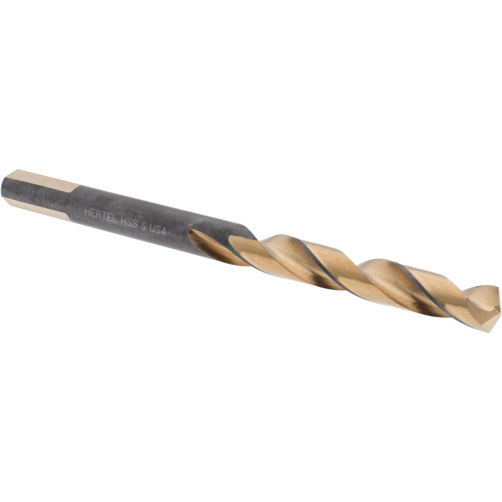 Hertel H95006218 Jobber Length Drill Bit Letter S (0.3480) Dia, 137 deg, HSS
