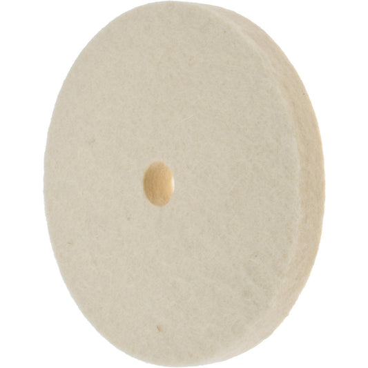Value Collection 516004 Unmounted Polishing Buffing Wheel 4" Dia, 1/2" Thick, 1/2" Arbor Hole Dia