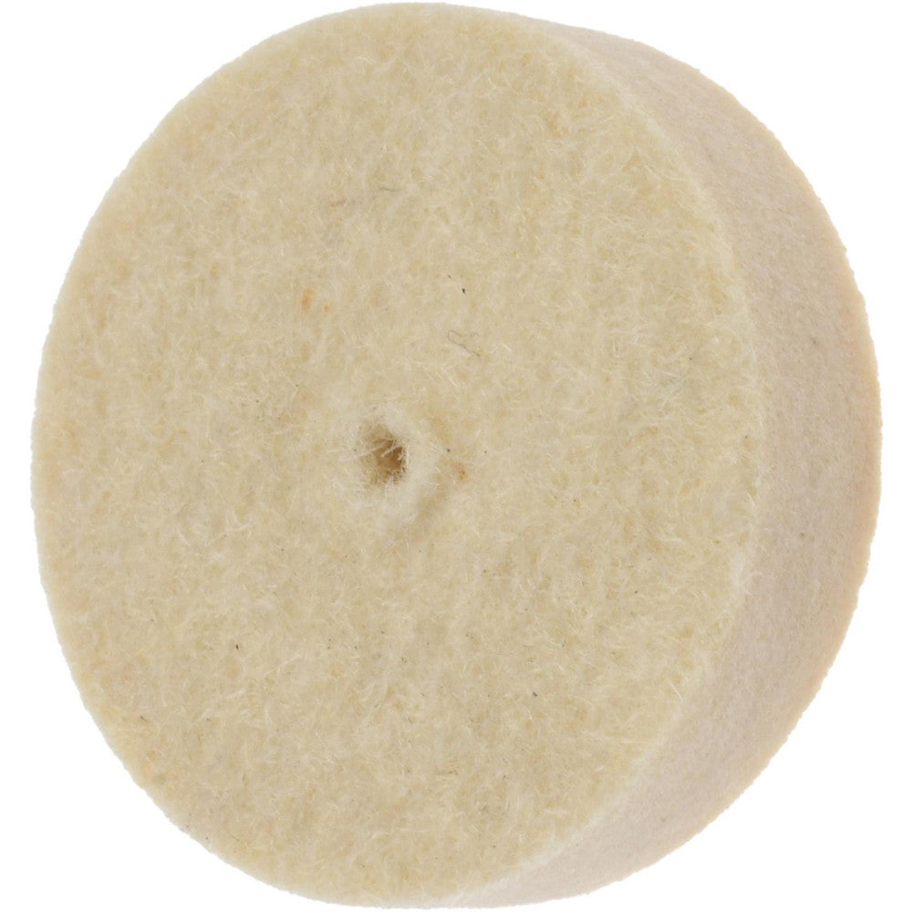 Value Collection 516068 Unmounted Polishing Buffing Wheel 1" Dia, 1/4" Thick, 1/4" Arbor Hole Dia