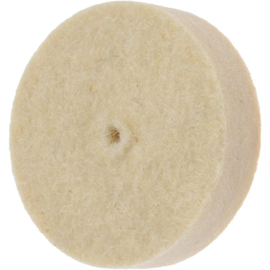 Value Collection 516068 Unmounted Polishing Buffing Wheel 1" Dia, 1/4" Thick, 1/4" Arbor Hole Dia