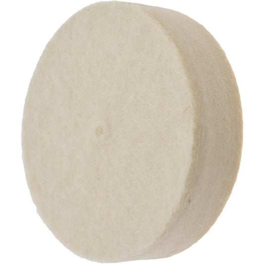 Value Collection 516076 Unmounted Polishing Buffing Wheel 2" Dia, 1/2" Thick, 1/2" Arbor Hole Dia