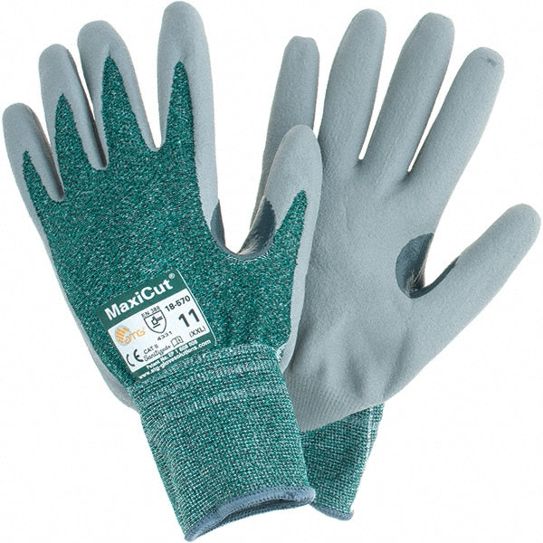 ATG 18-570/XXL Cut, Puncture & Abrasion-Resistant Gloves ATG 18-570, Size 2X-Large, ANSI Cut A2, ANSI Puncture 1, Nitrile, Engineered Yarn
