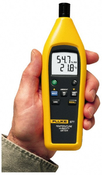 Fluke FLUKE-971 Thermometer/Hygrometers & Barometers Minimum Relative Humidity (%) 5 Probe Type Wireless Sensor Maximum Relative Humidity (%) 95.00 Minimum Temperature (C) -20 Minimum Temperature (F) -4 Maximum Temperature (C) 140.0 °C 140.0 °F 140.0 ° 60