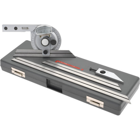 SPI 13-687-9 6, 8, 12 Inch Long Blade, 360&deg Max Measurement, Bevel Protractor
