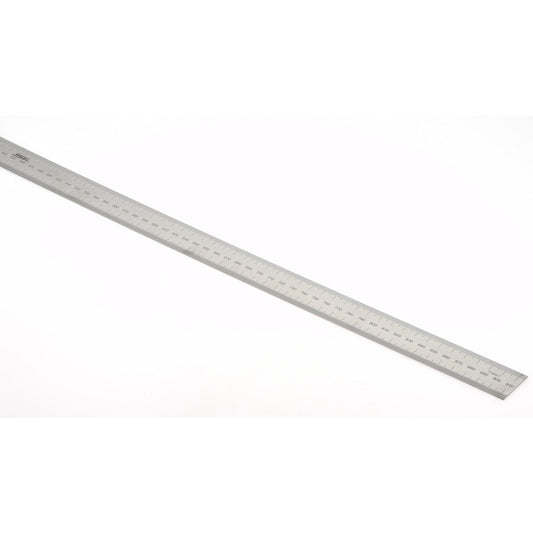 SPI 13-952-7 Steel Rule 36" OAL, Metric Graduation, Rigid, 1-1/4" OAW