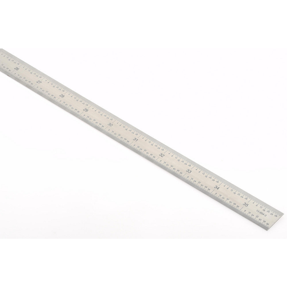 SPI 13-954-3 Steel Rule 36" OAL, 5R Graduation, Flexible, 3/4" OAW