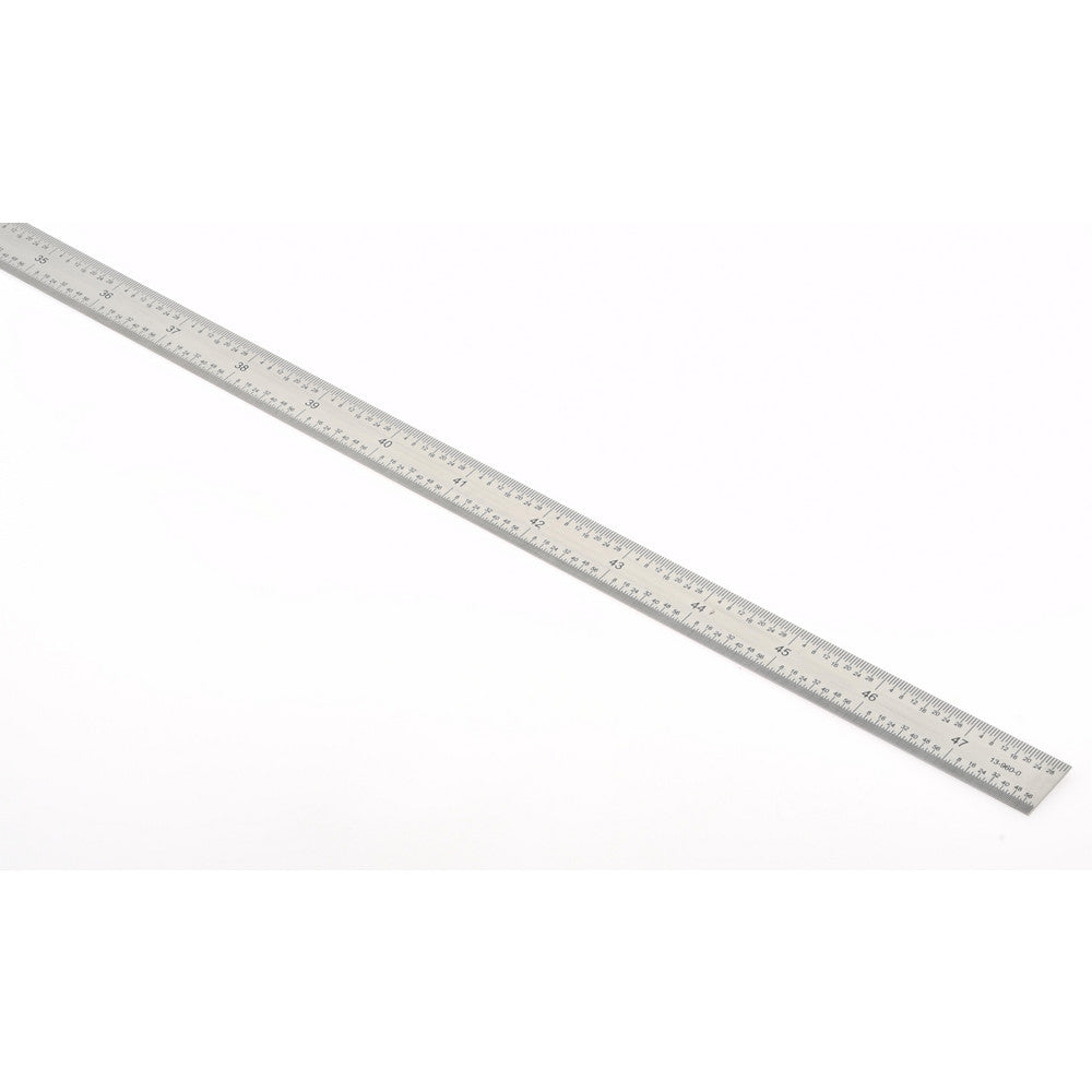 SPI 13-960-0 Steel Rule 48" OAL, 4R Graduation, Flexible, 3/4" OAW