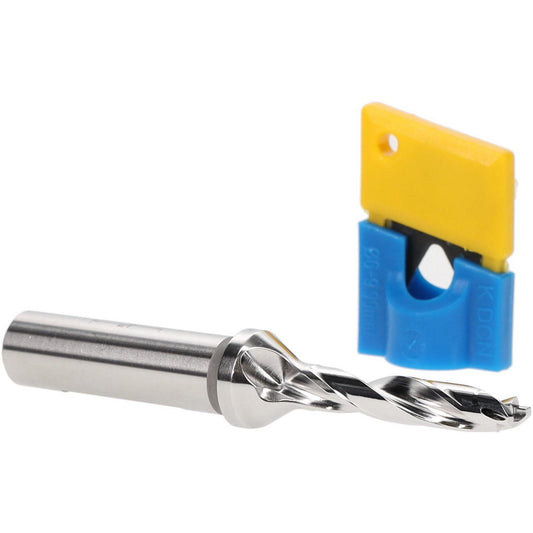 Iscar 3202947 Replaceable-Tip Drill 0.295 to 0.311" Dia, 1.48" Max Depth, 1/2" Weldon Flat Shank