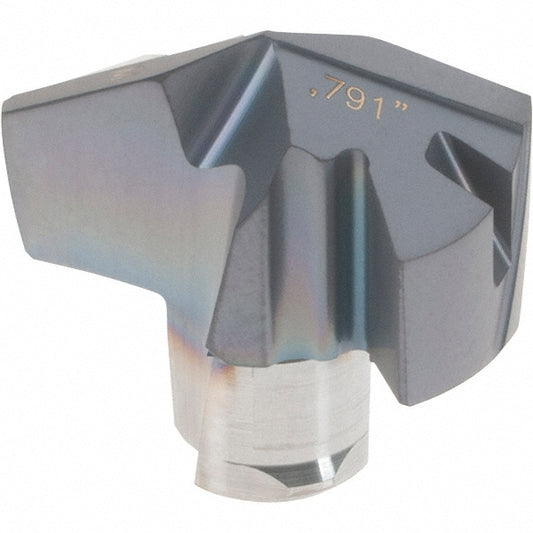 Iscar 5509093 Replaceable Drill Tips ICM0791 IC908, 0.7910" Dia, 20.09 mm Dia, 140 deg Point,  IC908