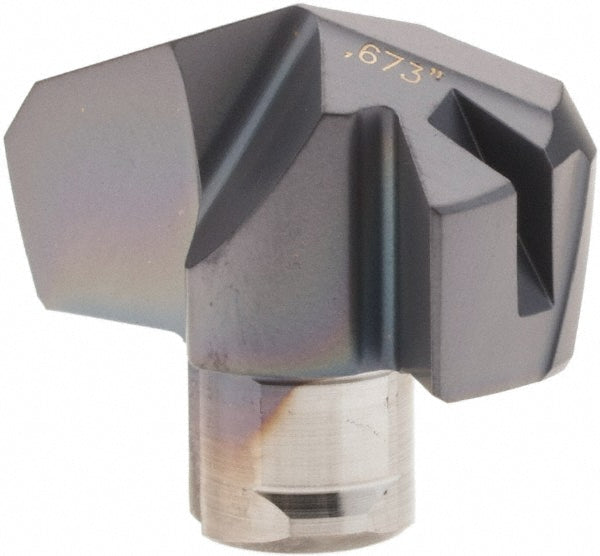 Iscar 5508582 Replaceable Drill Tips ICK0673 IC908, 0.6730" Dia, 17.09 mm Dia, 140 deg Point,  IC908