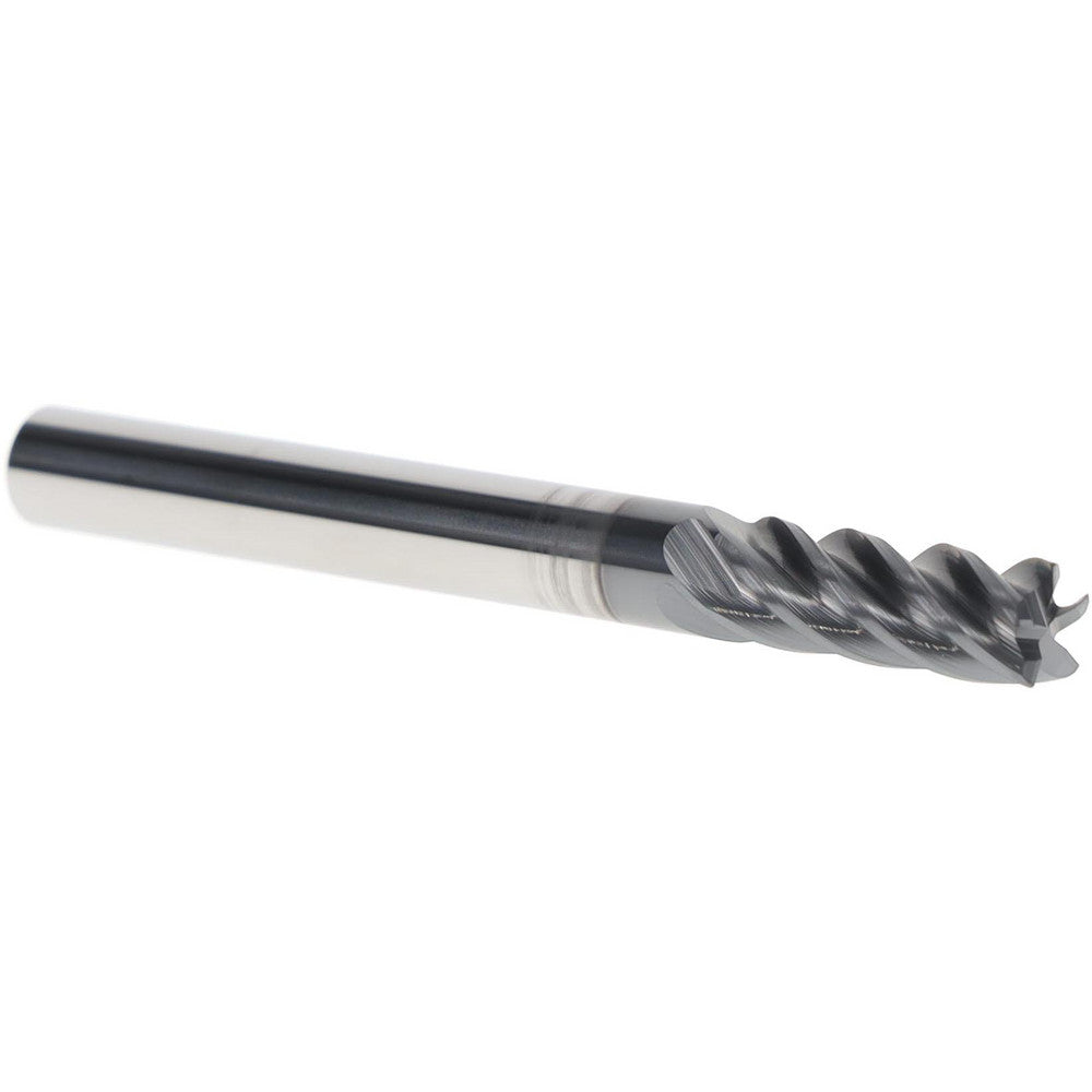 Iscar 5623151 Corner Radius End Mill 1/4" Dia, 0.0100" Radius, 5 Flute, Solid Carbide