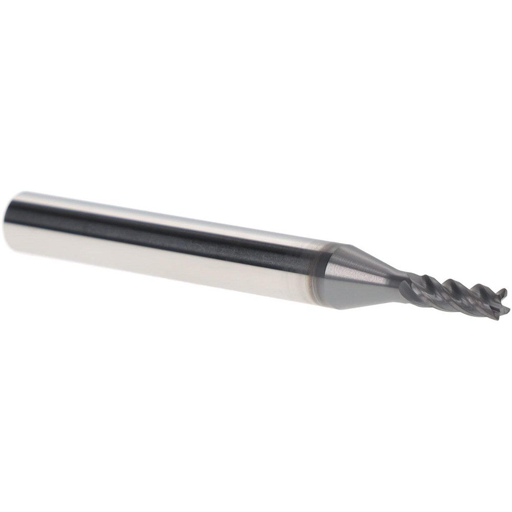 Iscar 5622639 Corner Chamfer End Mill 3.00 mm Dia, 8.00 mm LOC, 4 Flute, 0.10 mm Chamfer Width, Solid Carbide