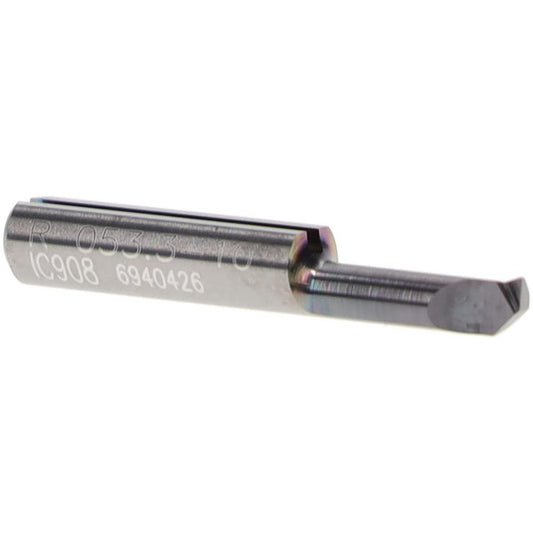 Iscar 6403986 Boring, Chamfering & Profiling Bar 2.80 mm Min Bore, 9.00 mm Max Depth, Right Hand, 9.00, Submicron Solid Carbide