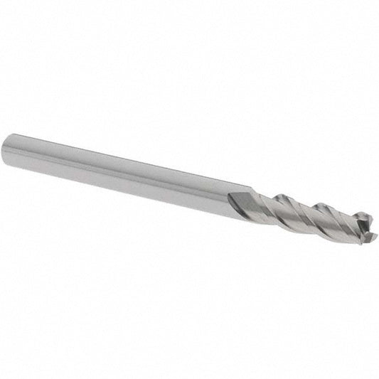 Iscar 5620020 Square End Mill 3.00 mm Dia, 10.00 mm LOC, 3 Flute, Solid Carbide