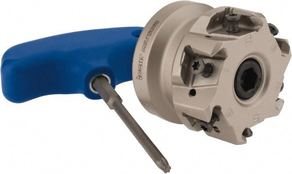 Iscar 3105726 2" Cut Dia, 3/4" Arbor Hole Dia, 0.492" Max Depth, Indexable Square-Shoulder Face Mill