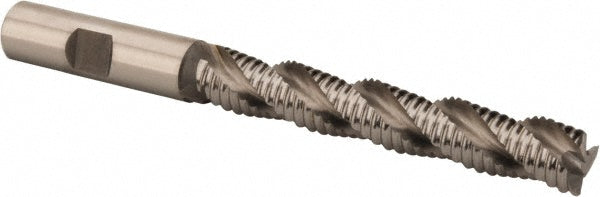 Hertel 91192179 Roughing End Mill 1/2" Dia, 3 Flute, Coarse Pitch, Single End, Cobalt