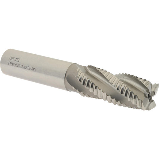 Hertel 91192484 Roughing End Mill 11/16" Dia, 4 Flute, Coarse Pitch, Single End, Cobalt