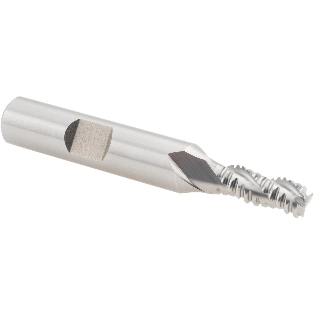 Hertel 91192500 Roughing End Mill 1/4" Dia, 3 Flute, Coarse Pitch, Single End, Cobalt