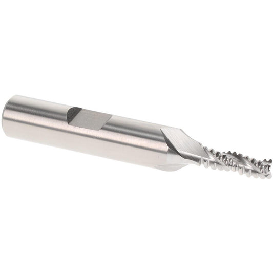 Hertel 91192534 Roughing End Mill 3/16" Dia, 3 Flute, Coarse Pitch, Single End, Cobalt