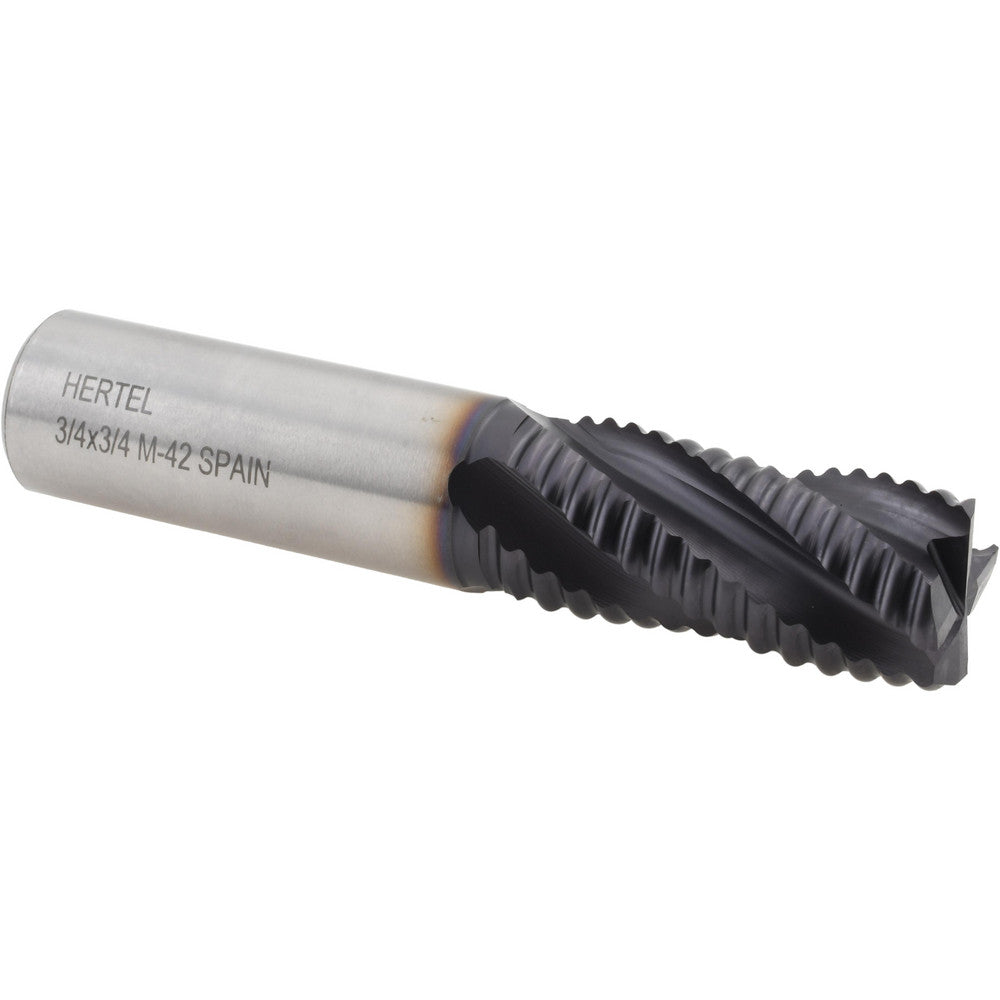 Hertel 91192658 Roughing End Mill 3/4" Dia, 4 Flute, Coarse Pitch, Single End, Cobalt