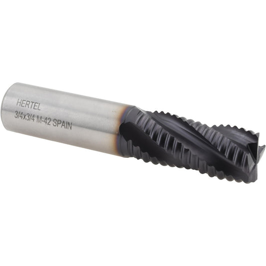 Hertel 91192658 Roughing End Mill 3/4" Dia, 4 Flute, Coarse Pitch, Single End, Cobalt