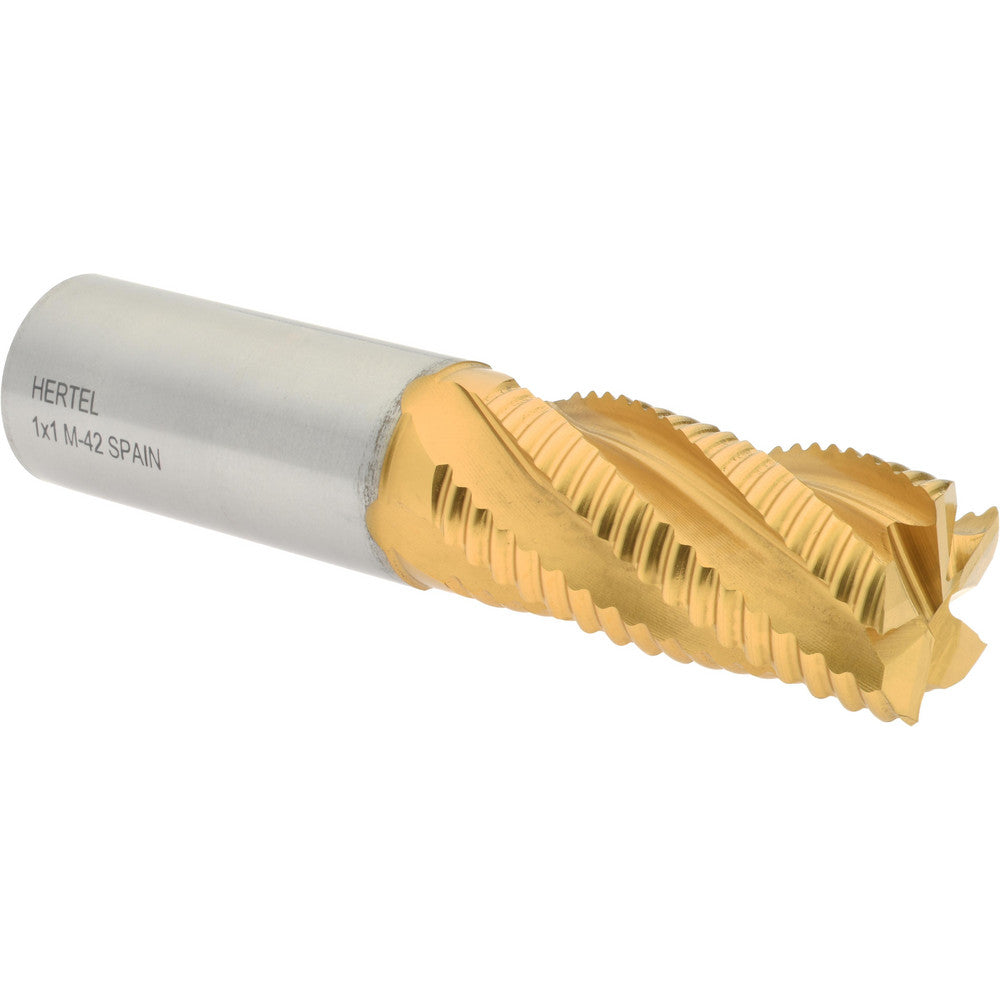 Hertel 91192922 Roughing End Mill 1" Dia, 5 Flute, Coarse Pitch, Single End, Cobalt