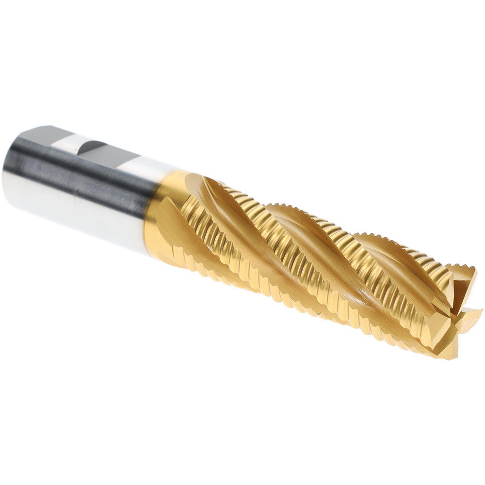 Hertel 91192930 Roughing End Mill 1" Dia, 5 Flute, Coarse Pitch, Single End, Cobalt