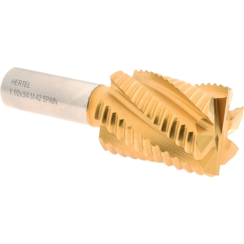 Hertel 91193094 Roughing End Mill 1-1/2" Dia, 6 Flute, Coarse Pitch, Single End, Cobalt