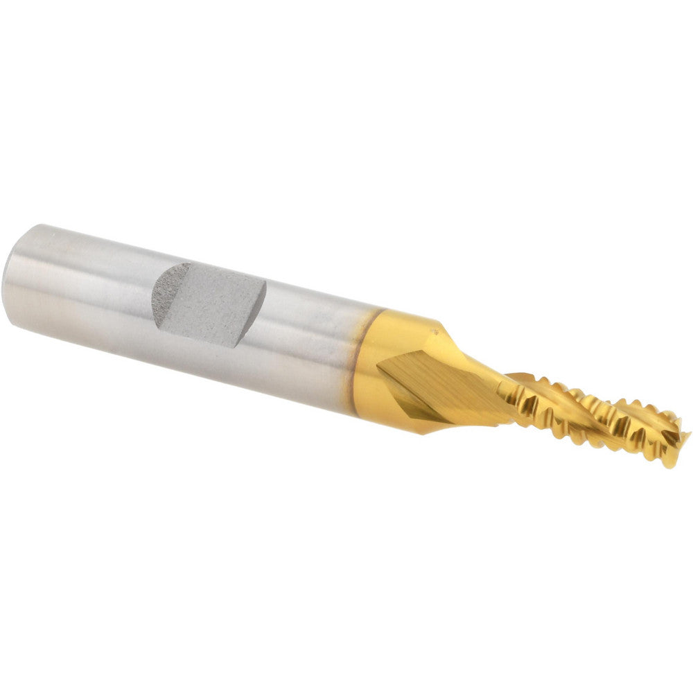 Hertel 91193110 Roughing End Mill 3/16" Dia, 3 Flute, Coarse Pitch, Single End, Cobalt