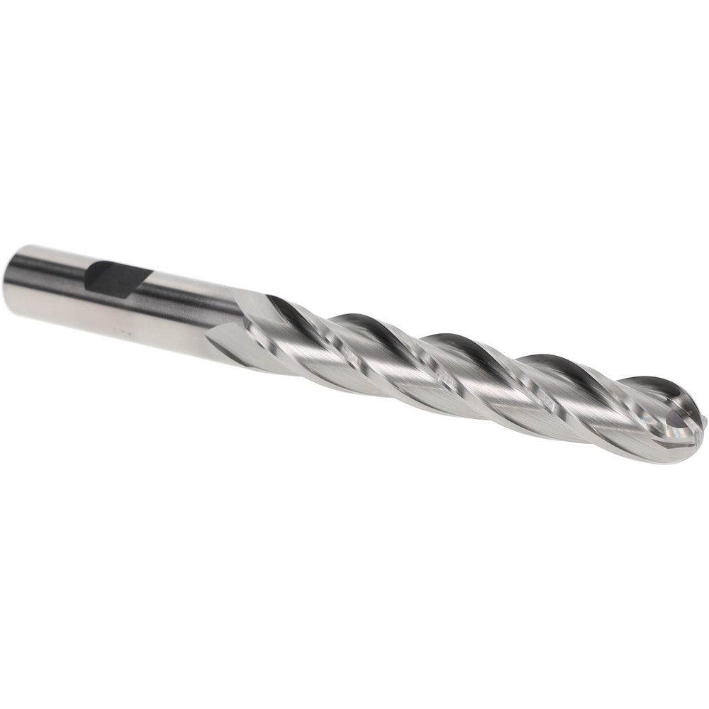 Hertel E299914032 Ball End Mill 0.5" Dia, 3" LOC, 4 Flute, Cobalt