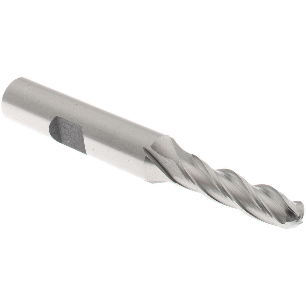 Hertel E299914074 Ball End Mill 0.25" Dia, 1" LOC, 4 Flute, Cobalt