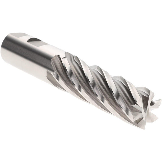 Hertel E2042980 Square End Mill 1" Dia, 6 Flutes, 3" LOC, Cobalt, 30 &deg Helix