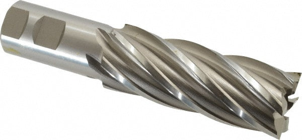 Hertel E2035132 Square End Mill 1-1/2'' Dia, 4'' LOC, 1-1/4'' Shank Dia, 6-1/2'' OAL, 6 Flutes, Cobalt