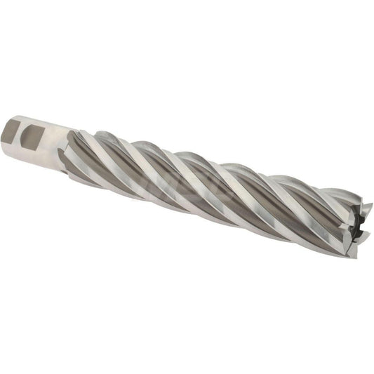 Hertel E2037132 Square End Mill 1-1/2'' Dia, 8'' LOC, 1-1/4'' Shank Dia, 10-1/2'' OAL, 6 Flutes, Cobalt