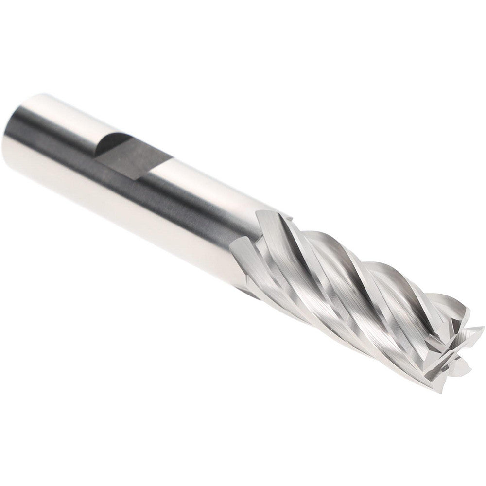 Hertel E2042032 Square End Mill 1/2" Dia, 6 Flutes, 1-1/4" LOC, Cobalt, 30 &deg Helix
