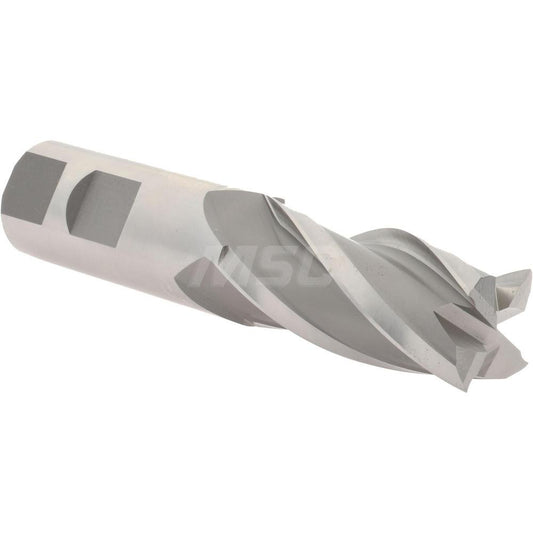 Hertel E2039056 Square End Mill 7/8'' Dia, 1-7/8'' LOC, 7/8'' Shank Dia, 4-1/8'' OAL, 4 Flutes, Cobalt