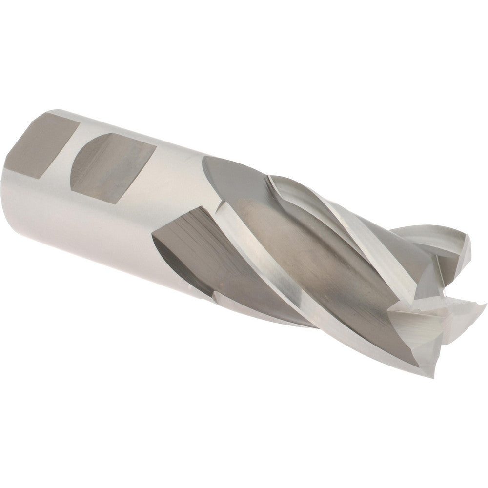 Hertel E2039116 Square End Mill 1-1/4'' Dia, 2'' LOC, 1-1/4'' Shank Dia, 4-1/2'' OAL, 4 Flutes, Cobalt