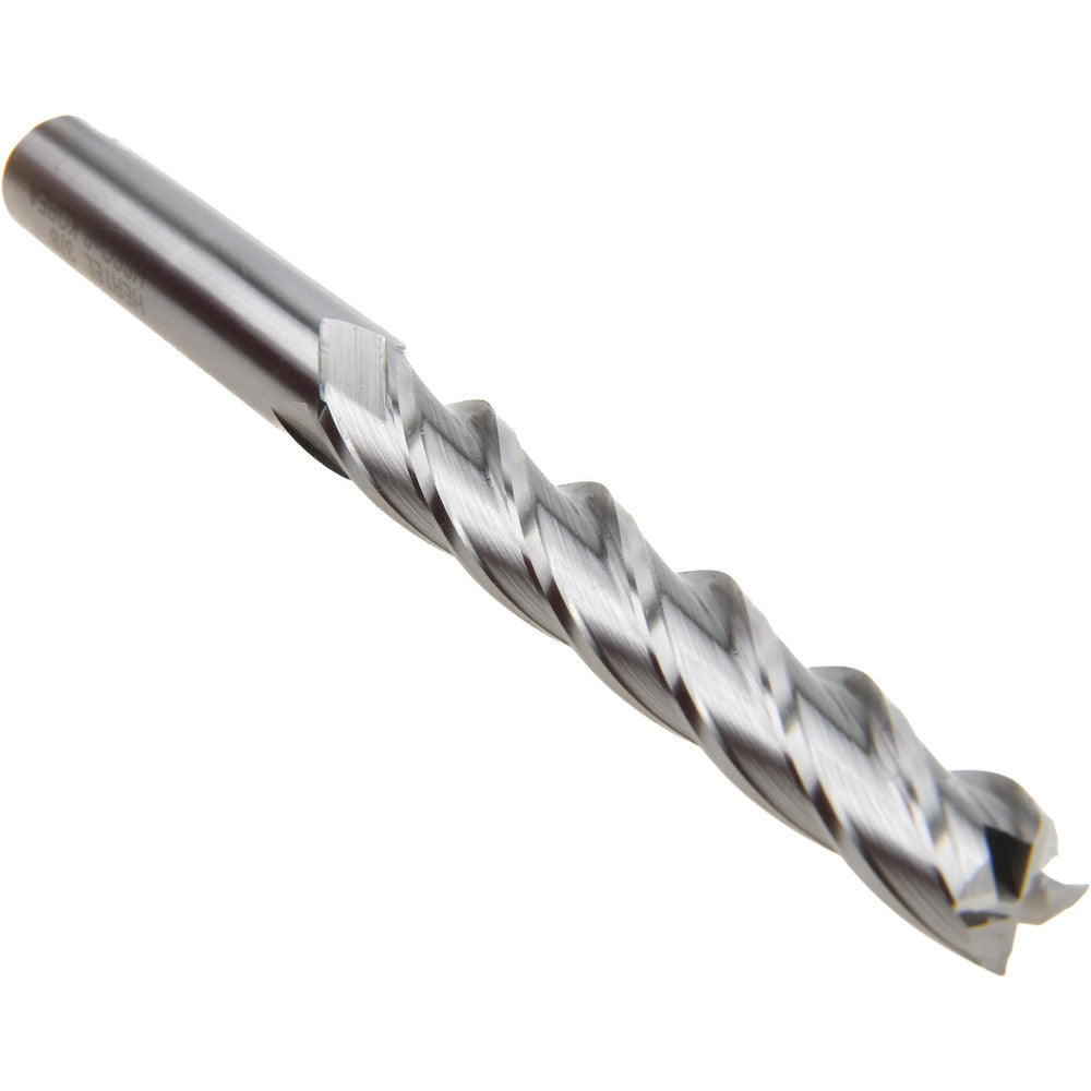 Hertel E2041024 Square End Mill 3/8'' Dia, 2-1/2'' LOC, 3/8'' Shank Dia, 4-1/4'' OAL, 4 Flutes, Cobalt
