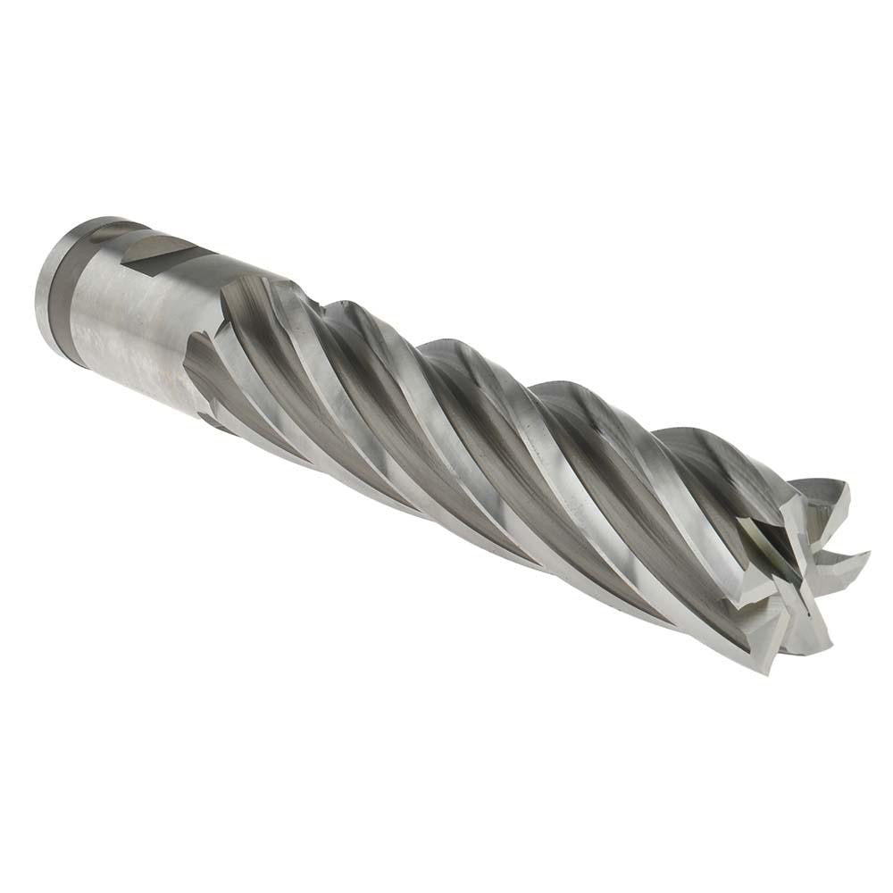Hertel E4175200 Square End Mill 2" Dia, 8" LOC, 6 Flutes, Cobalt